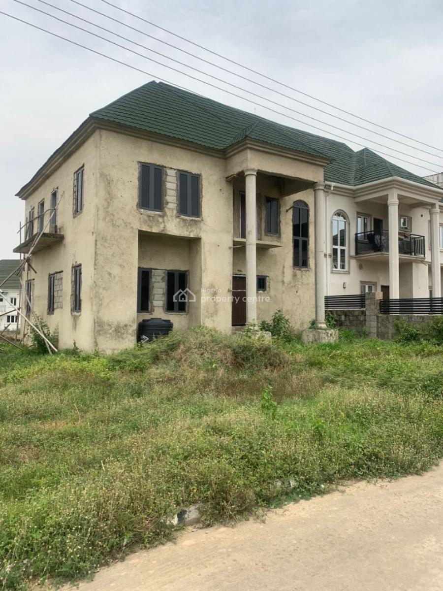 Pre-finished, Solidly Built Four(4) Bedroom Semi-detached (carcass) Du, Cluster 3, River Park Estate Airport Road Abuja, Lugbe District, Abuja, Semi-detached Duplex for Sale
