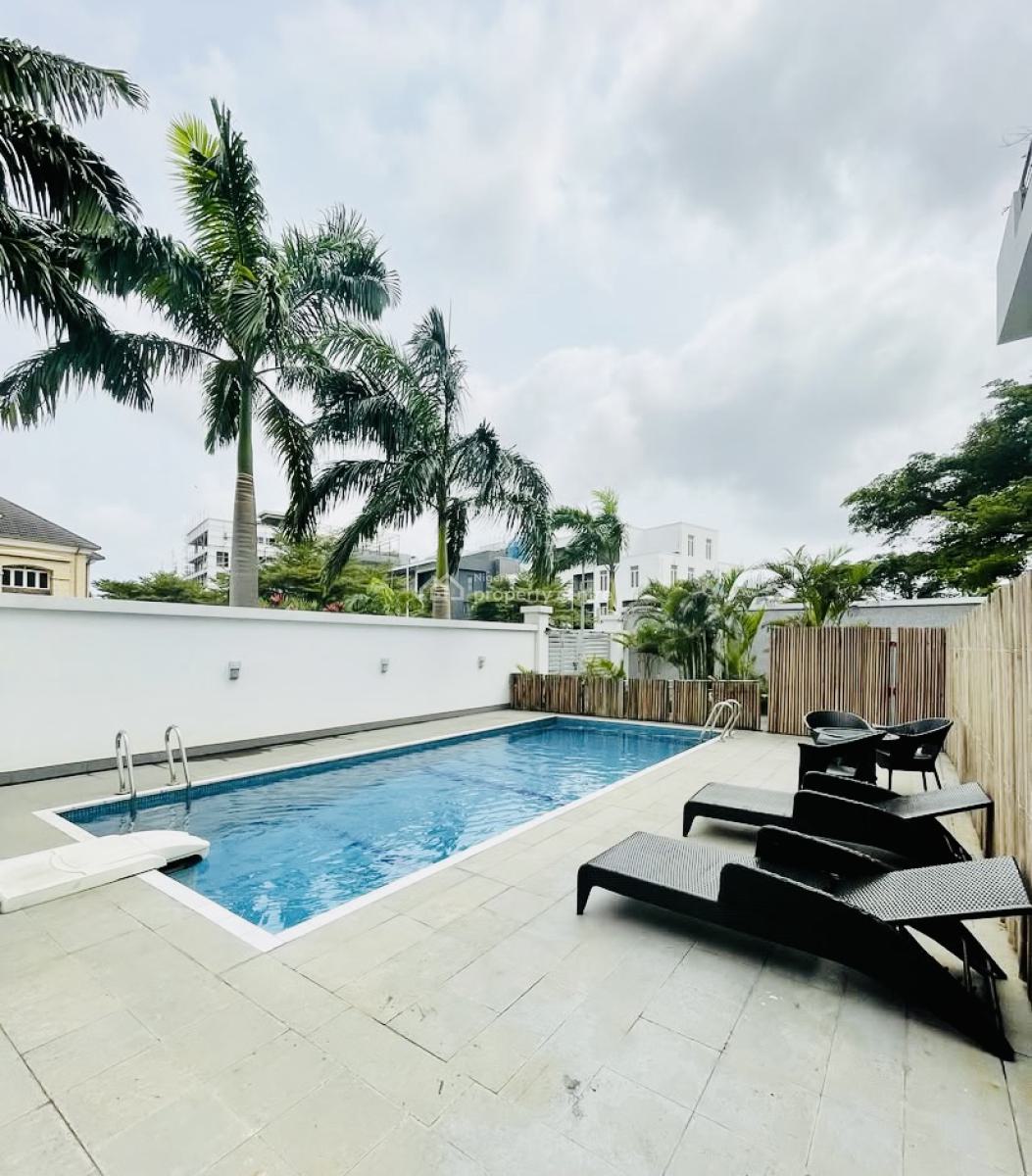 Exquisite 4 Bedroom Maisonette with Swimming Pool, Gym and Bq, Banana Island, Ikoyi, Lagos, Flat / Apartment for Rent