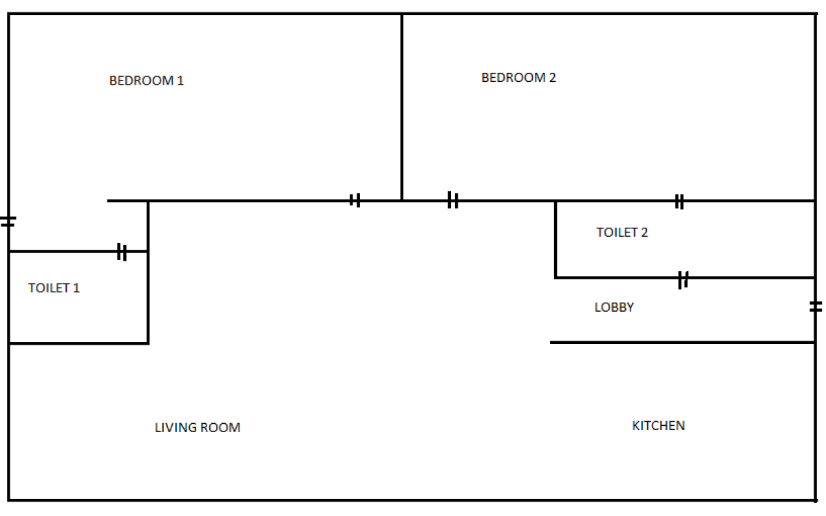 2 Bedrooms Flat, Omole Phase 2, Ikeja, Lagos, Flat / Apartment for Rent