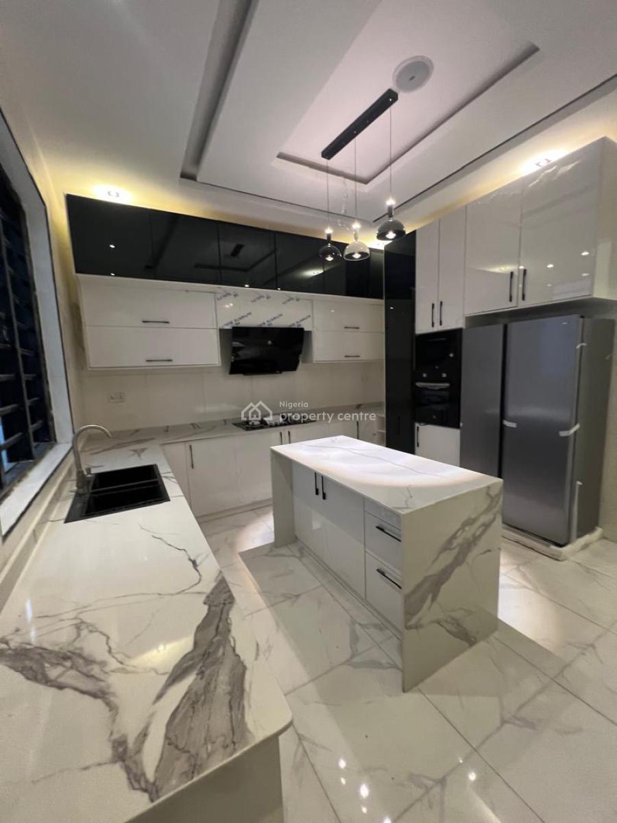 Beautiful Brand New 5 Bedroom Duplex with Bq at Chevron, Located Inside a Very Serene Estate,comes with Swimming Poo,good Light, Lekki, Lagos, Detached Duplex for Sale