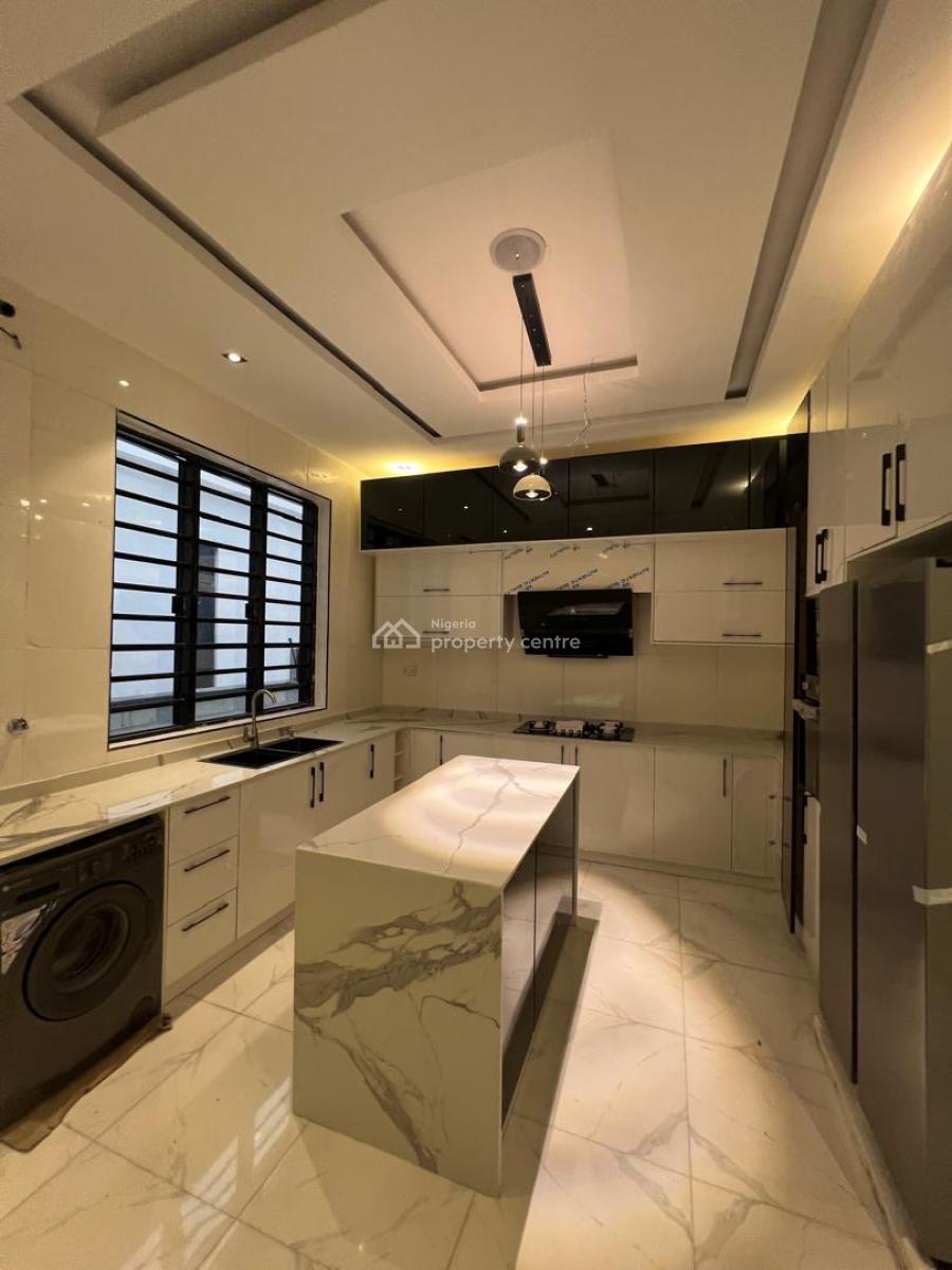 Beautiful Brand New 5 Bedroom Duplex with Bq at Chevron, Located Inside a Very Serene Estate,comes with Swimming Poo,good Light, Lekki, Lagos, Detached Duplex for Sale