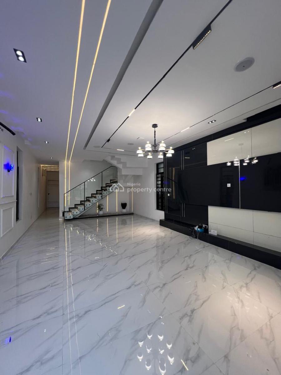 Beautiful Brand New 5 Bedroom Duplex with Bq at Chevron, Located Inside a Very Serene Estate,comes with Swimming Poo,good Light, Lekki, Lagos, Detached Duplex for Sale