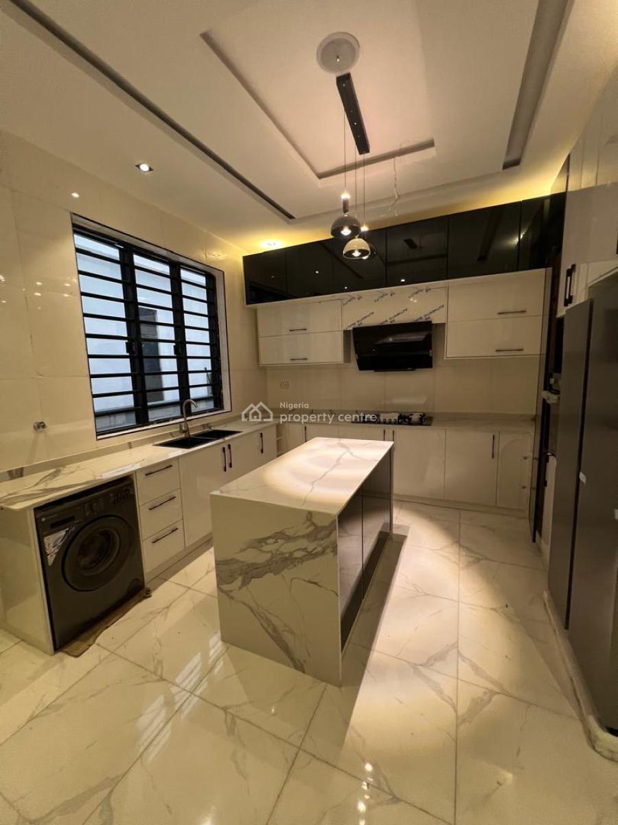 Beautiful Brand New 5 Bedroom Duplex with Bq at Chevron, Located Inside a Very Serene Estate,comes with Swimming Poo,good Light, Lekki, Lagos, Detached Duplex for Sale