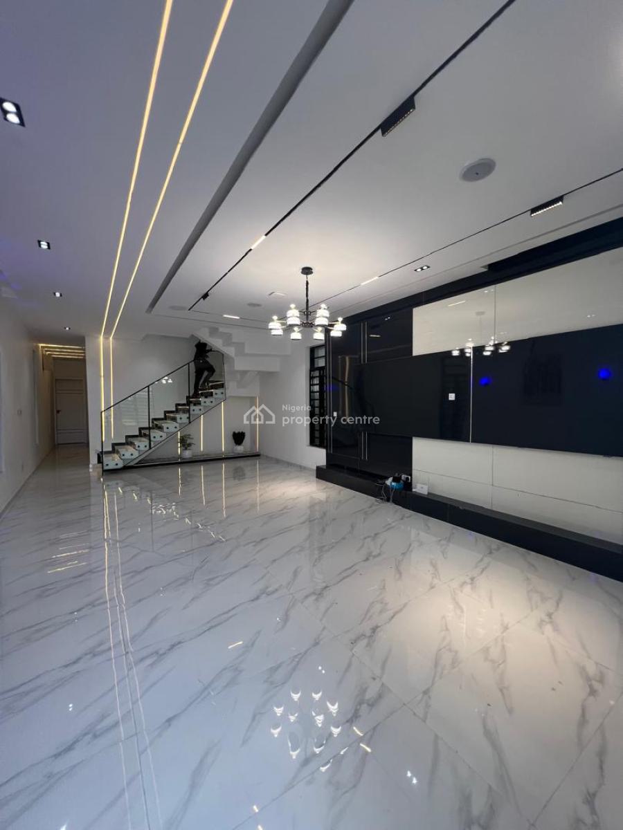 Beautiful Brand New 5 Bedroom Duplex with Bq at Chevron, Located Inside a Very Serene Estate,comes with Swimming Poo,good Light, Lekki, Lagos, Detached Duplex for Sale