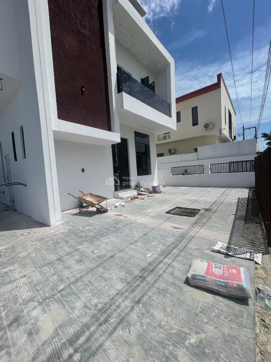 Luxury Modern Brand New 5 Bedroom Fully Detached with Bq, Located Inside an Estate,good Road and Seren Estate,good Light,, Sangotedo, Ajah, Lagos, Detached Duplex for Sale