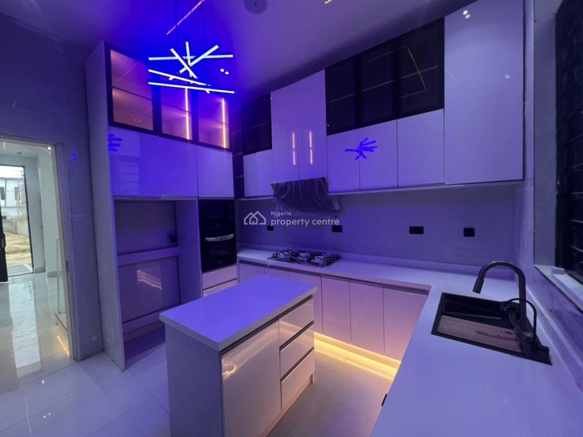 Self Compound 4 Bedroom Semi-detached Duplex with Bq, Ajah, Lagos, Semi-detached Duplex for Sale