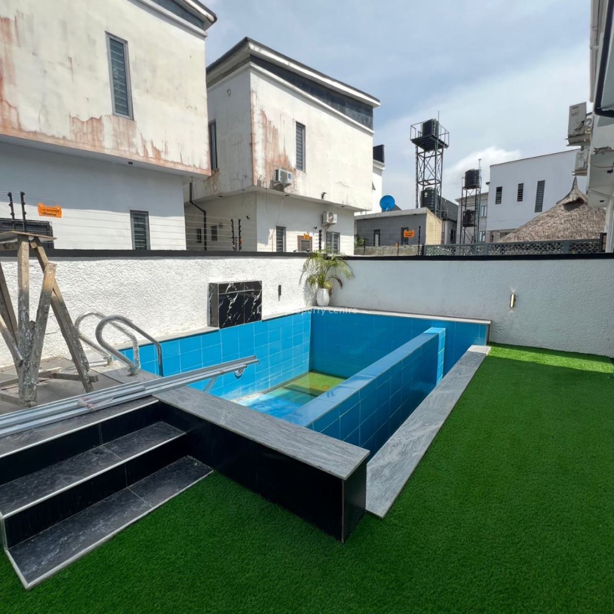 Luxury Modern 5 Bedroom Duplex with Swimming Pool and Bq, Located Inside Secured Estate,good Road,seren Estate,large Compound, Ajah, Lagos, Detached Duplex for Sale