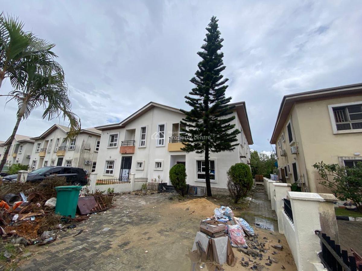 Newly Renovated 4 Bedroom Duplex with 24 Hours Light, Clean Water, Cctv, Friends Colony, Agungi, Lekki, Lagos, Semi-detached Duplex for Rent