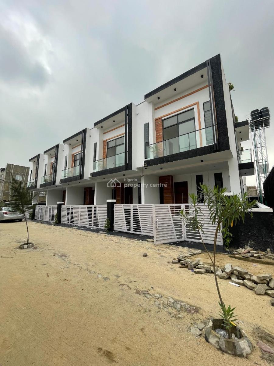 Exquisite 4 Bedroom Terraced Duplex with Bq in a Secure Location, Ikota, Lekki, Lagos, Terraced Duplex for Sale