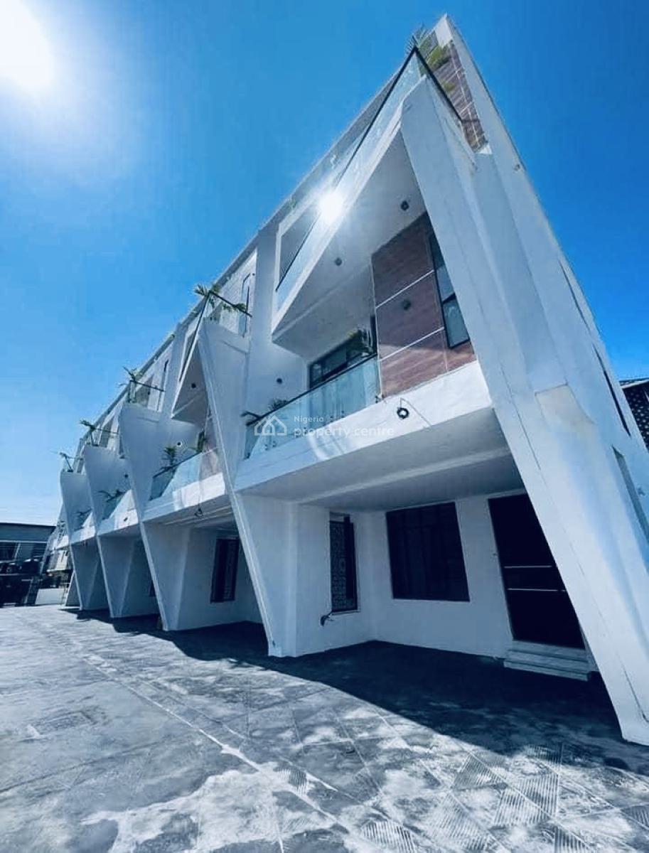 Bran New 4 Bedrooms Terrace Duplex with Bq, Ikate, Lekki, Lagos, Terraced Duplex for Rent
