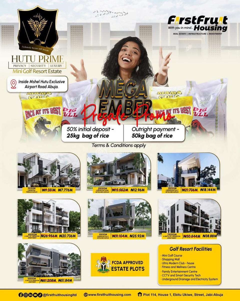 Smart Investment with 6 Units of 2 Bedroom Apartments on a 750sqm Land, Airport Road, Sabon Lugbe, Lugbe District, Abuja, Residential Land for Sale