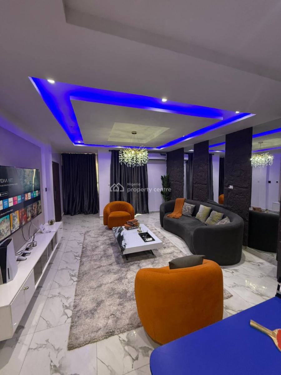 Luxury 2bedroom Apartment, Off Circle Mall Road, Osapa, Lekki, Lagos, Flat / Apartment Short Let
