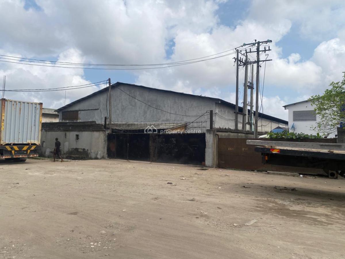 Industrial Property with Warehouses and a Block of Office, Off Eric Moore Road, Surulere, Lagos, Warehouse for Sale