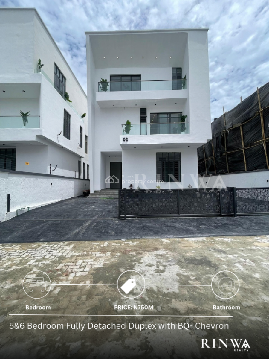 6 Bedrooms Fully Detached with Bq, Lekki, Lagos, Detached Duplex for Sale