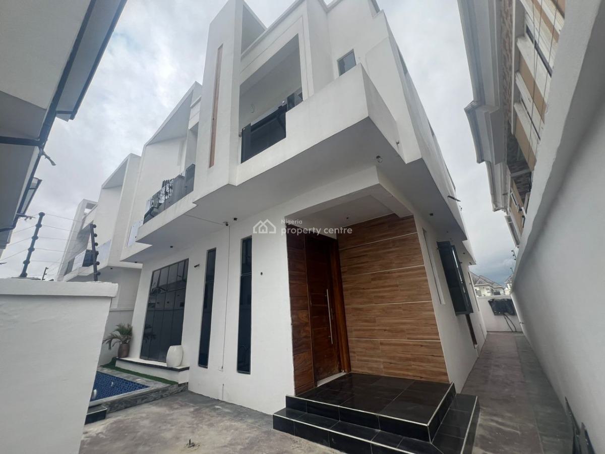 Luxury 5 Bedroom Fully Detached Duplex with Bq, Chevron Drive, Lekki, Lagos, Detached Duplex for Sale