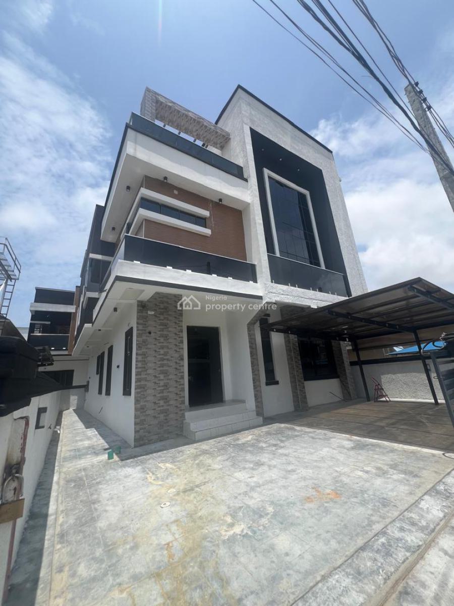 Beautifully Carved Luxury 6 Bedroom Detached Home with Bq, Chevron, Lekki, Lagos, Detached Duplex for Sale