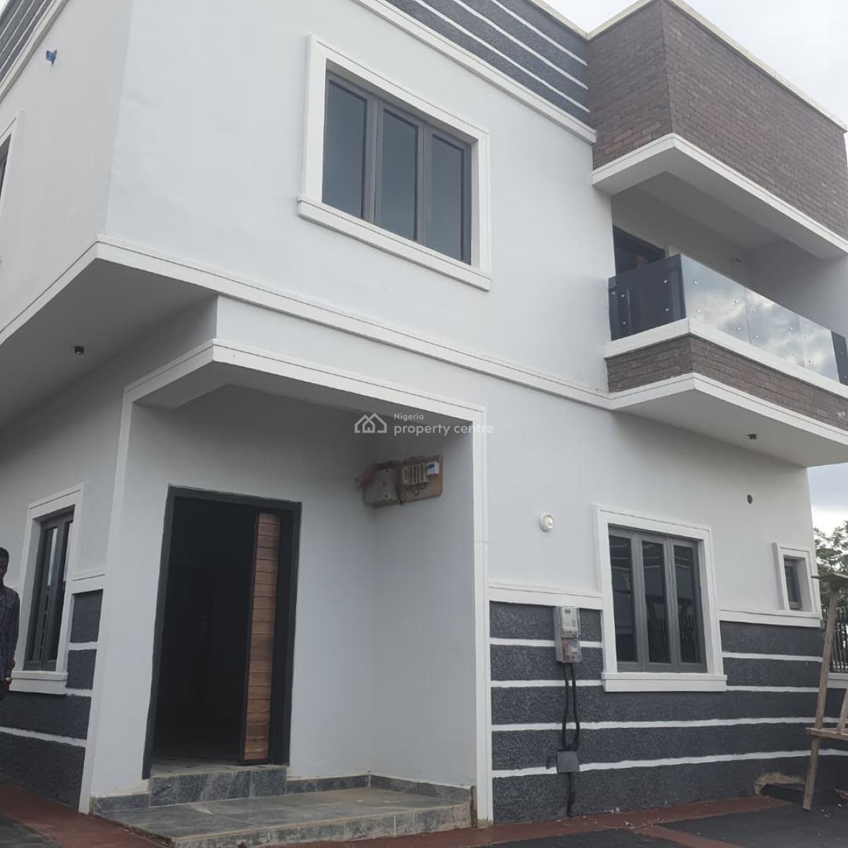 Luxury Spacious Brand New 4 Bedroom Duplex, Voice of Nigeria Road, Lugbe District, Abuja, Detached Duplex for Rent