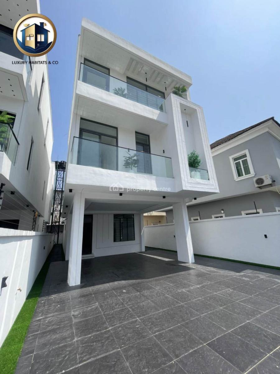 5 Bedroom Detached Duplex Smart House with Indoor Swimming Pool, Chevron Drive, Lekki, Lagos, Detached Duplex for Sale