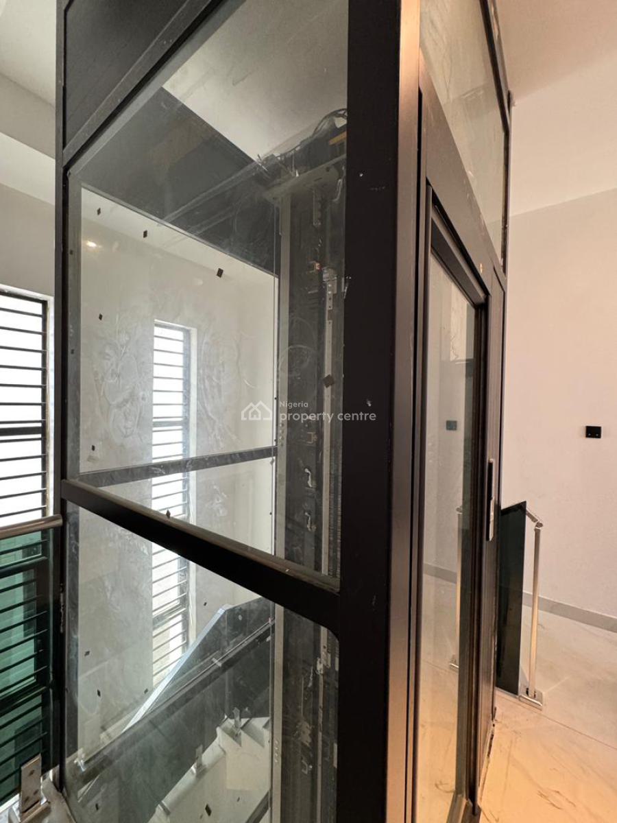 Beautiful 5 Bedroom Fully Detached Duplex with Bq and an Elevator, Contemporary Detailed Home with Bq, Elevator in a Secured Neighborhood, Ikeja, Lagos, Detached Duplex for Sale