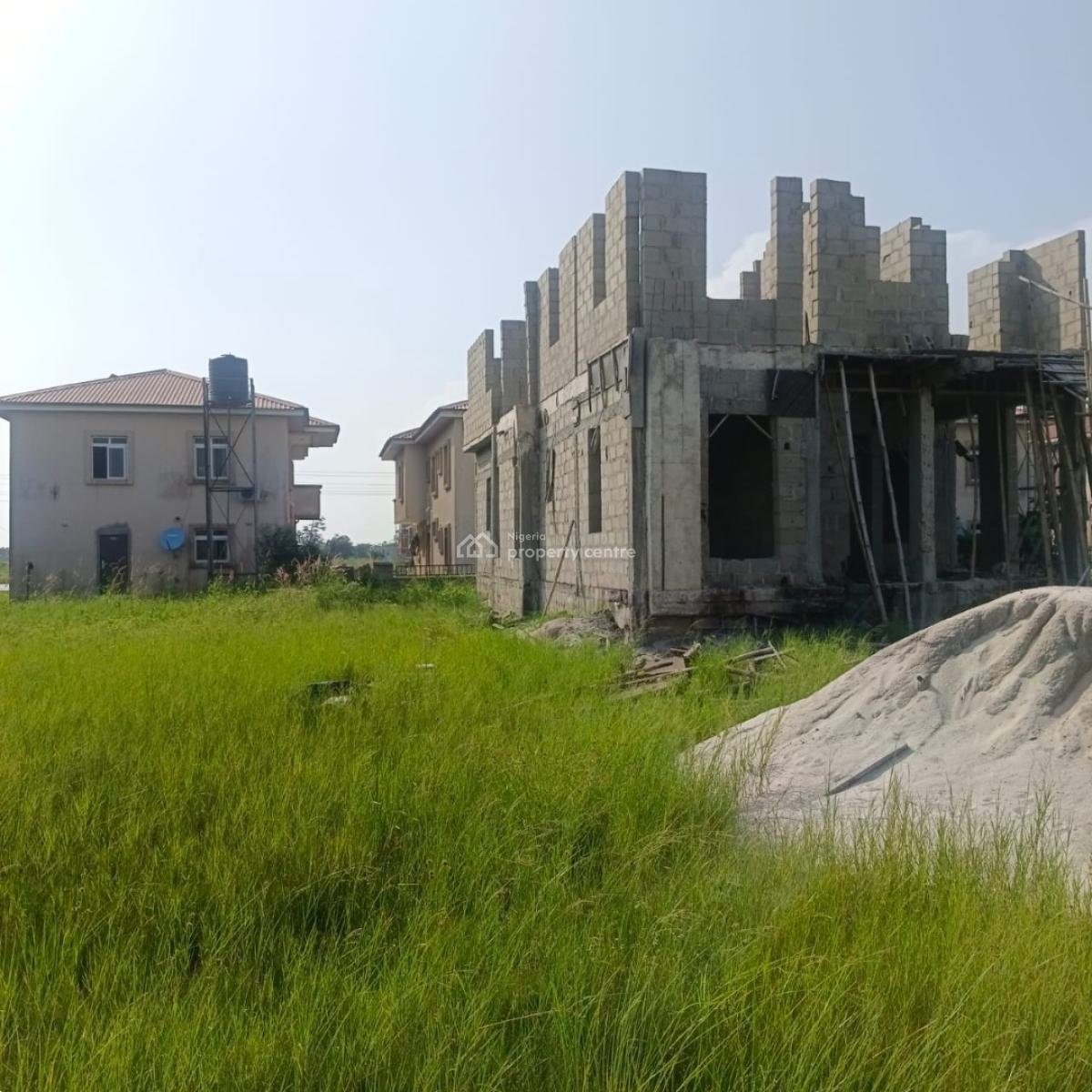 4bedrooms Carcass Duplex Available, Beechwood Estate, Imalete Alafia, Ibeju Lekki, Lagos, Detached Duplex for Sale