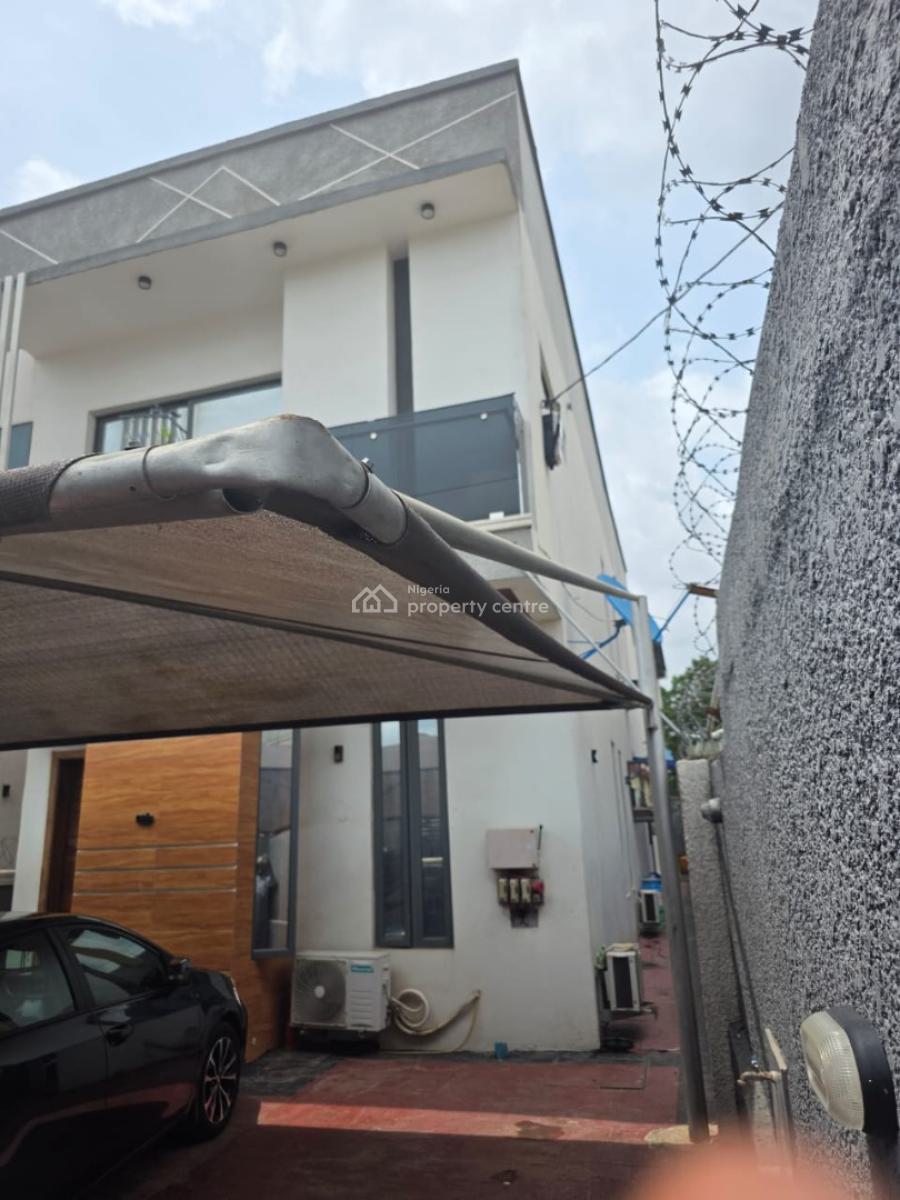 4 Bedroom Fully Detached House with B/q, Adekoya Estate ,off College Road Ogba Lagos, Ogba, Ikeja, Lagos, Detached Duplex for Sale
