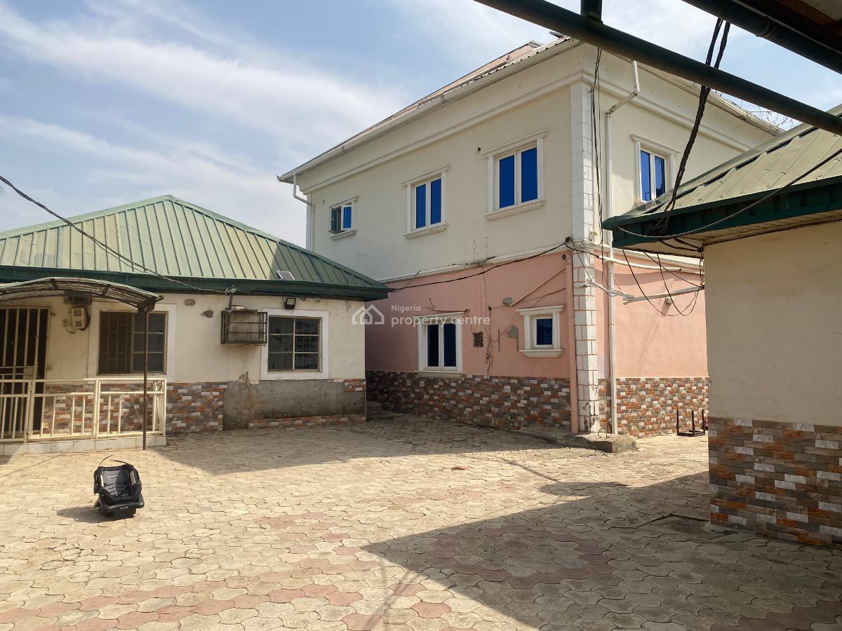 Luxury 6 Bedroom Fully Detached Duplex with 3 Units of 2 Bedroom Bq, Federal Housing Authority, Airport Road, Fha (f.h.a), Lugbe District, Abuja, Detached Duplex for Sale