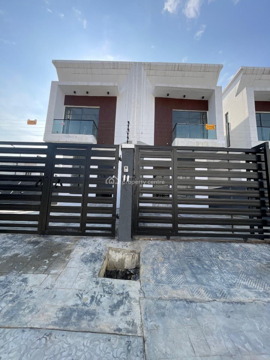 Equisite 4 Semi Detached Duplex with Bq and Self Compound, Ikota, Lekki, Lagos, Semi-detached Duplex for Sale