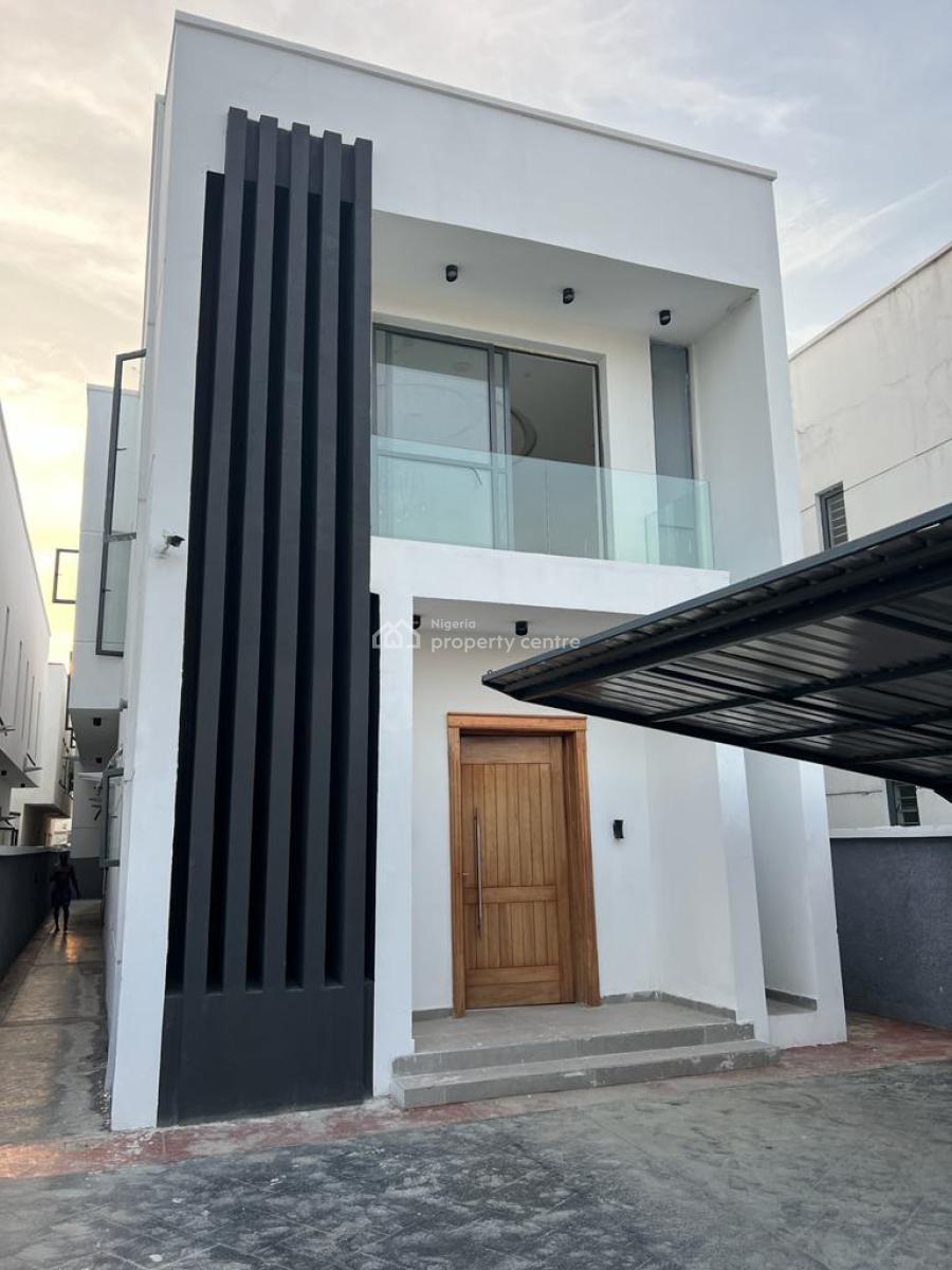Newly Built 5 Bedroom Fully Detached Duplex with Bq in a Secure Estate, Agungi, Lekki, Lagos, Detached Duplex for Sale