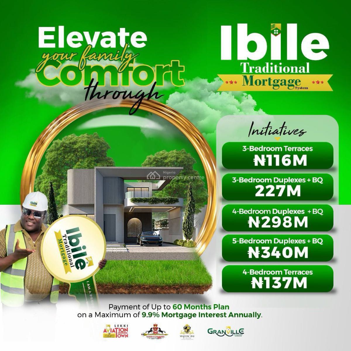 House with Renewed Hope Mortgage Plan Available in  a Most Profitable, Enjoy 7.5% - 9.9% Interest Rate in a Location with High Developments, Eleko, Ibeju Lekki, Lagos, Detached Bungalow for Sale