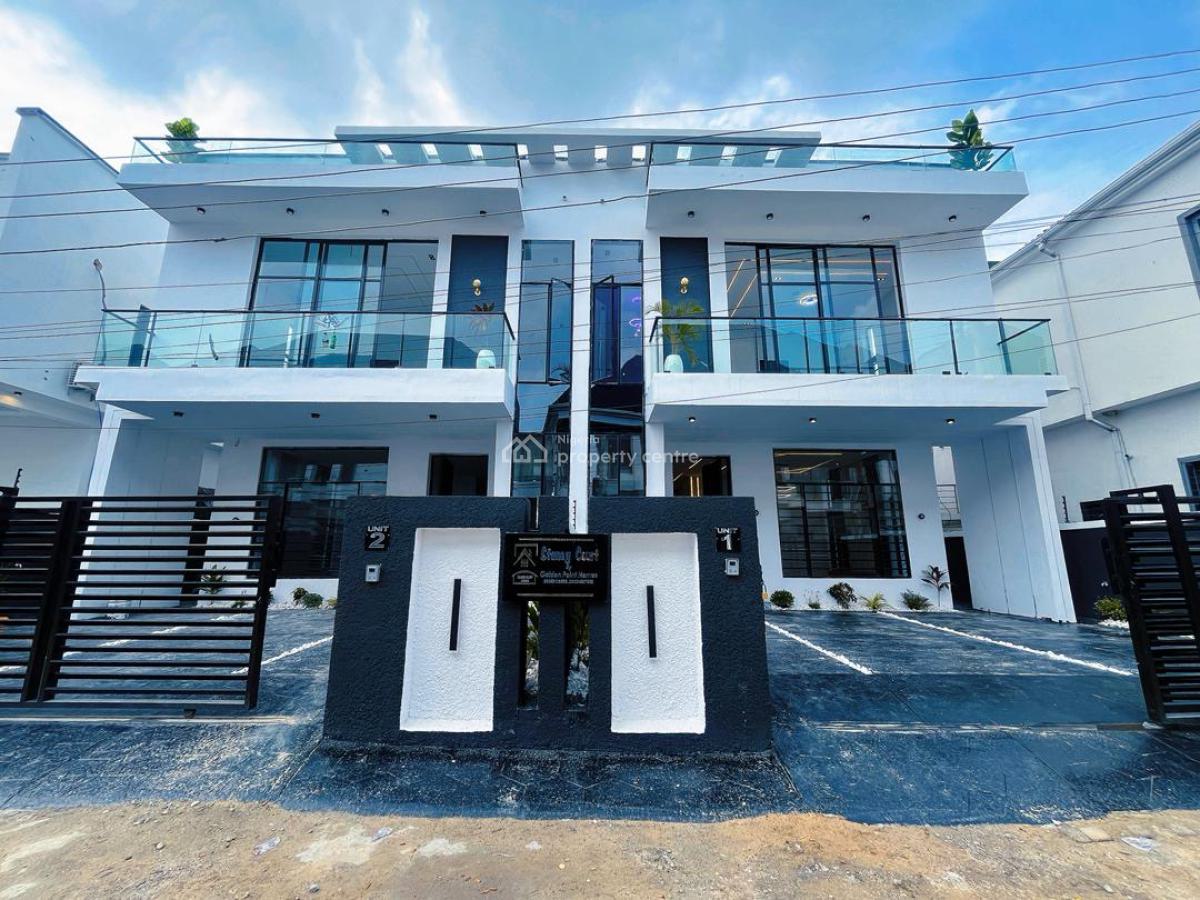 Luxury 4 Bedroom Duplex, Ikota Lekki Lagos Nigeria, Ikota, Lekki, Lagos, Semi-detached Duplex for Sale