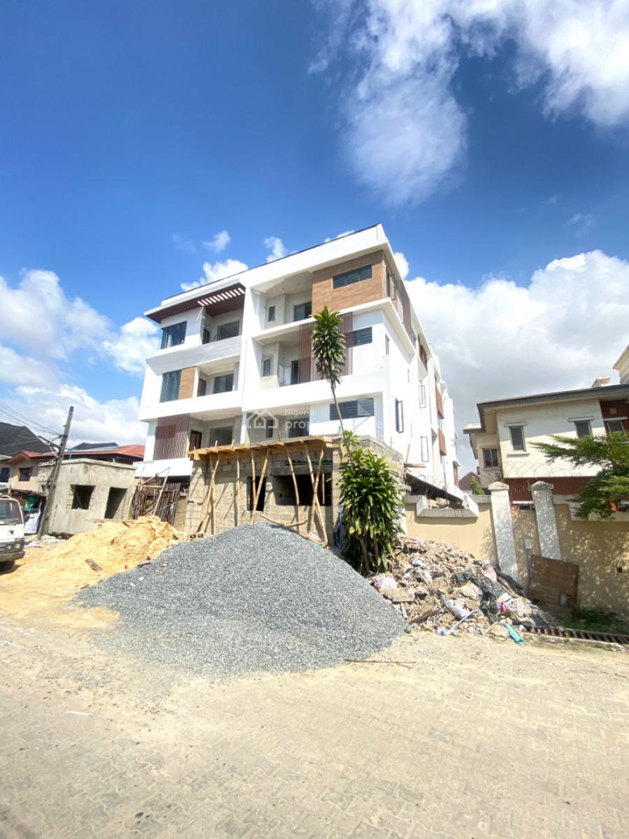 Lovely 2 Bedroom Open Kitchen Apartment in a Secure Estate, Chevron, Lekki, Lagos, Flat / Apartment for Sale