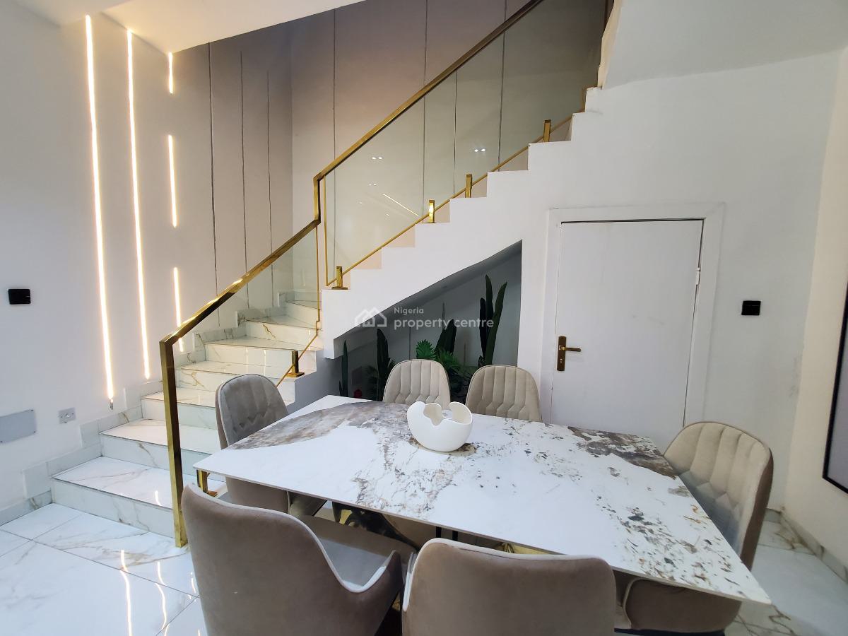Premium Modern Furnished 4 Bedroom (self Compound)duplex, Ikate Elegushi, Lekki, Lagos, Semi-detached Duplex for Rent
