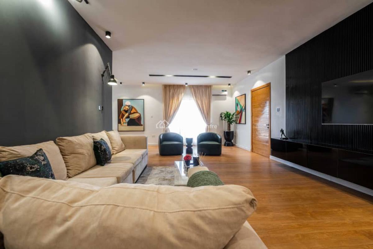 Brand New Smart Luxury  1 Bedroom Maisonette Apartment with Water-, Old Ikoyi, Ikoyi, Lagos, Flat / Apartment Short Let