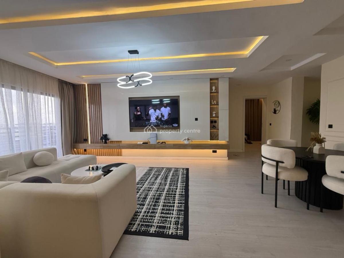 Luxury 2 Bedroom Apartment with All Round Balconies, Pool and Gym, Ikoyi, Lagos, Flat / Apartment Short Let