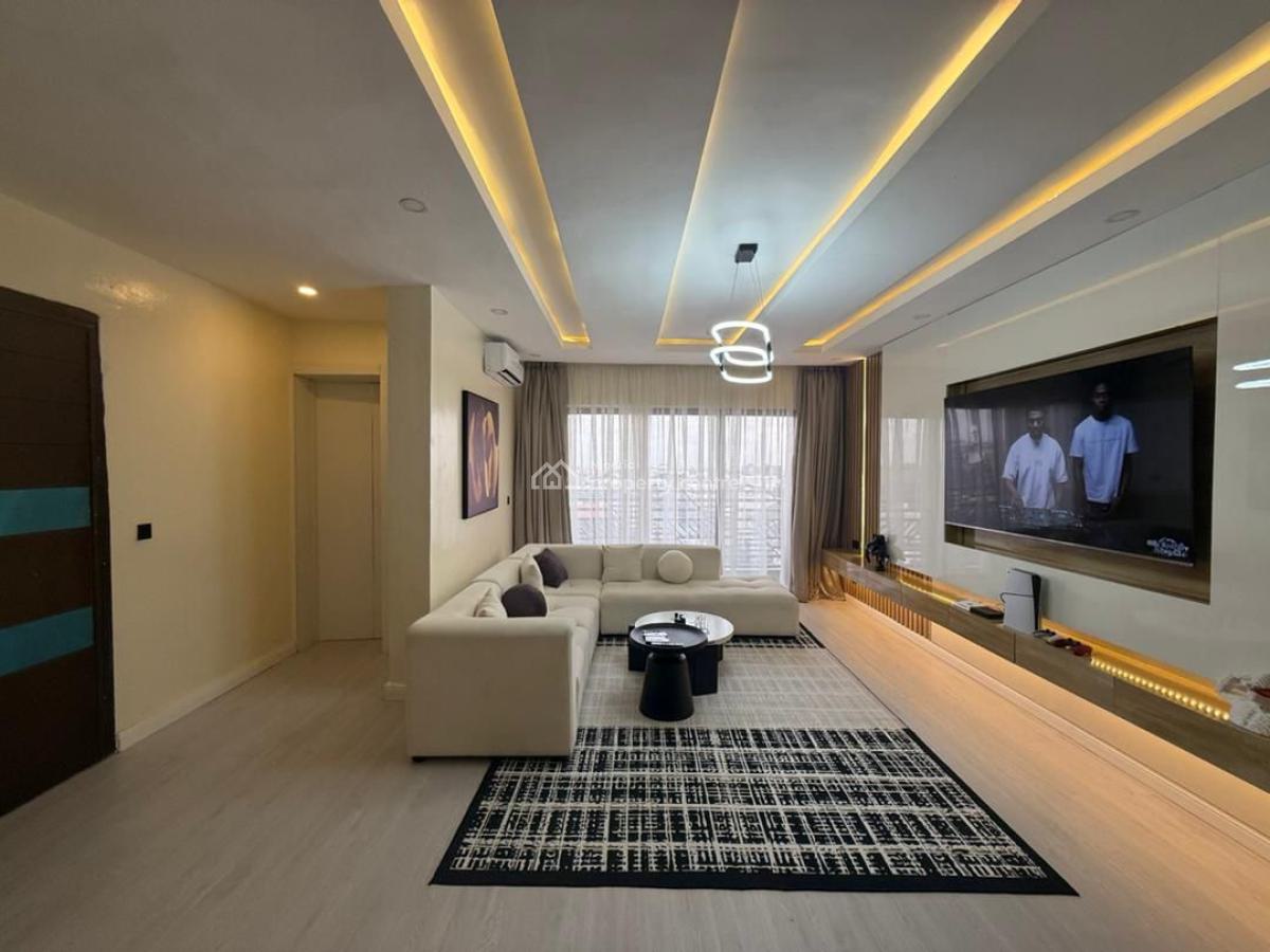 Luxury 2 Bedroom Apartment with All Round Balconies, Pool and Gym, Ikoyi, Lagos, Flat / Apartment Short Let