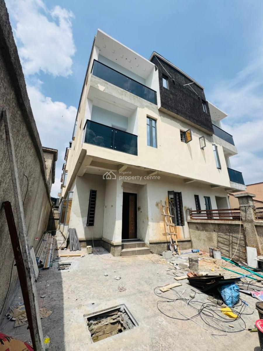Newly Built 4 Bedroom Semi Detached Duplex with Bq in Serene Environme, Ogba, Ikeja, Lagos, Semi-detached Duplex for Sale