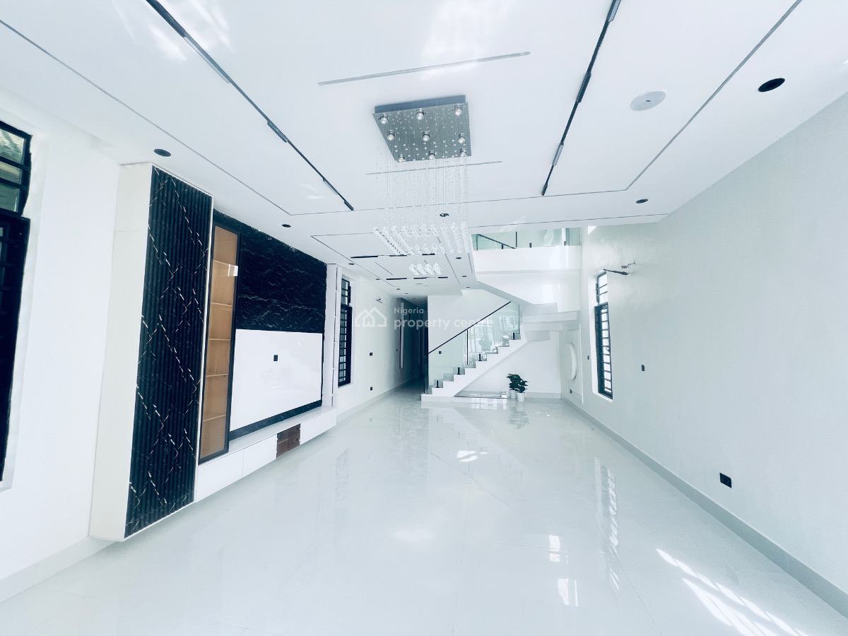 Contemporary 5 Bedroom Detached Duplex in an Estate, Chevron Tollgate, Lekki, Lagos, Detached Duplex for Sale