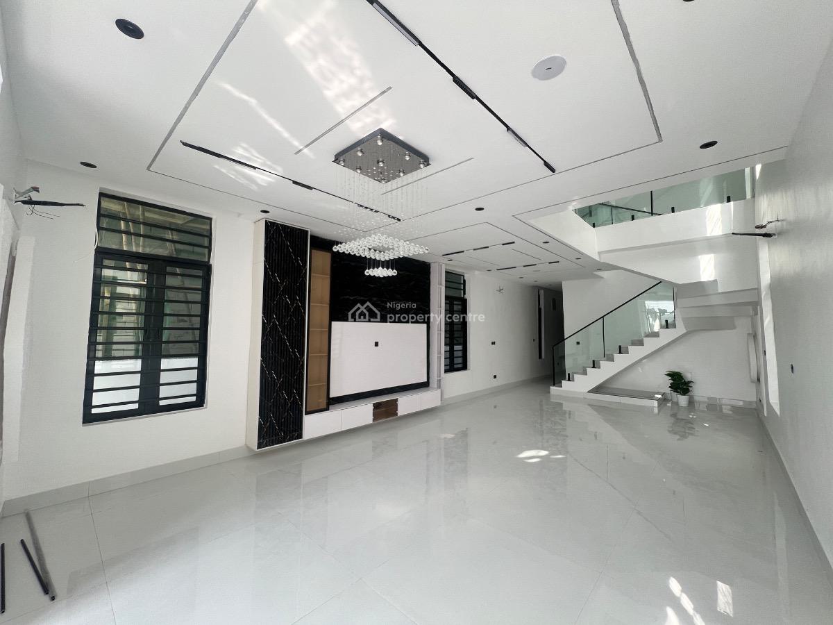 Contemporary 5 Bedroom Detached Duplex in an Estate, Chevron Tollgate, Lekki, Lagos, Detached Duplex for Sale
