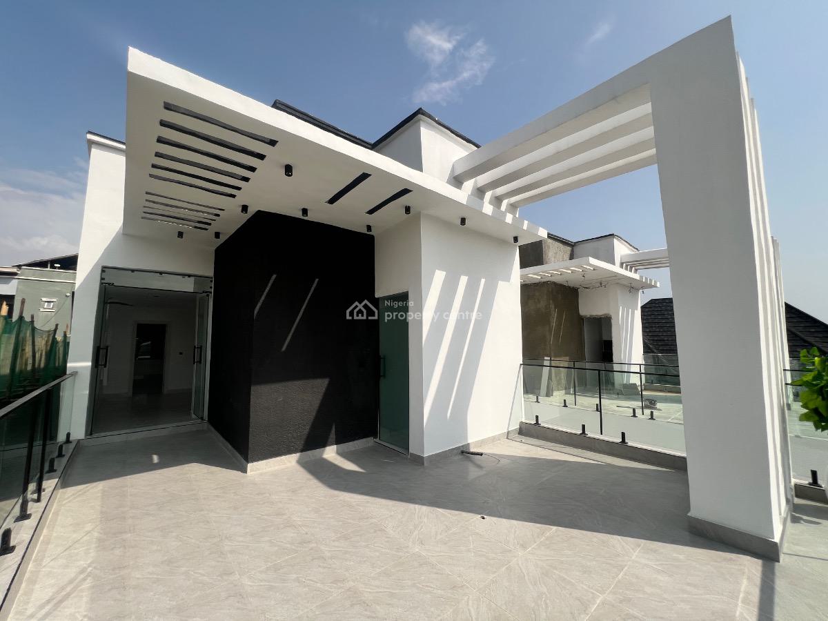 Contemporary 5 Bedroom Detached Duplex in an Estate, Chevron Tollgate, Lekki, Lagos, Detached Duplex for Sale