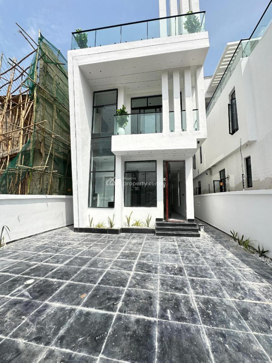 Contemporary 5 Bedroom Detached Duplex in an Estate, Chevron Tollgate, Lekki, Lagos, Detached Duplex for Sale