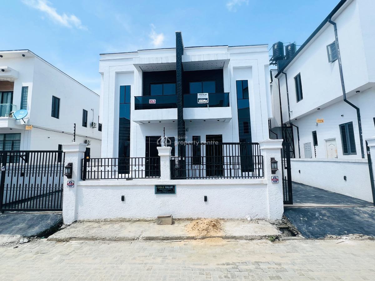 Lovely 4 Bedroom Duplex with Private Compound, Ajah, Ajah, Lagos, Semi-detached Duplex for Sale