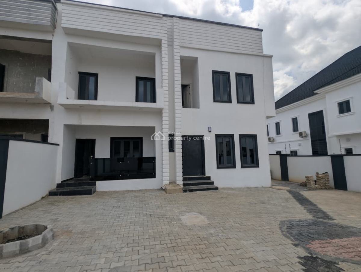Newly Built 4 Bedroom Semi Detached Duplex with Bq, Apo, Abuja, Semi-detached Duplex for Rent