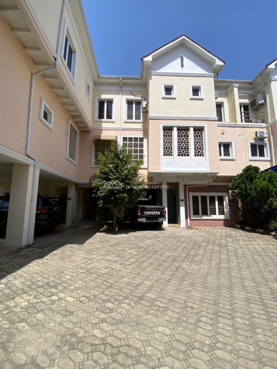 4 Bedroom Terrace Duplex with 2 Sitting Rooms and Bq, Katampe Extension, Katampe, Abuja, Terraced Duplex for Rent