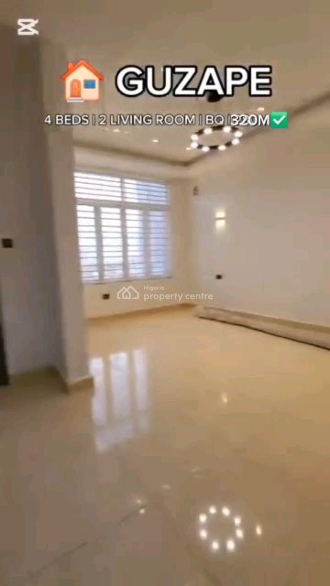 Exquisitely Finished 4-bedroom Terrace Duplex with Bq, By Nnpc, Guzape District, Abuja, Terraced Duplex for Sale