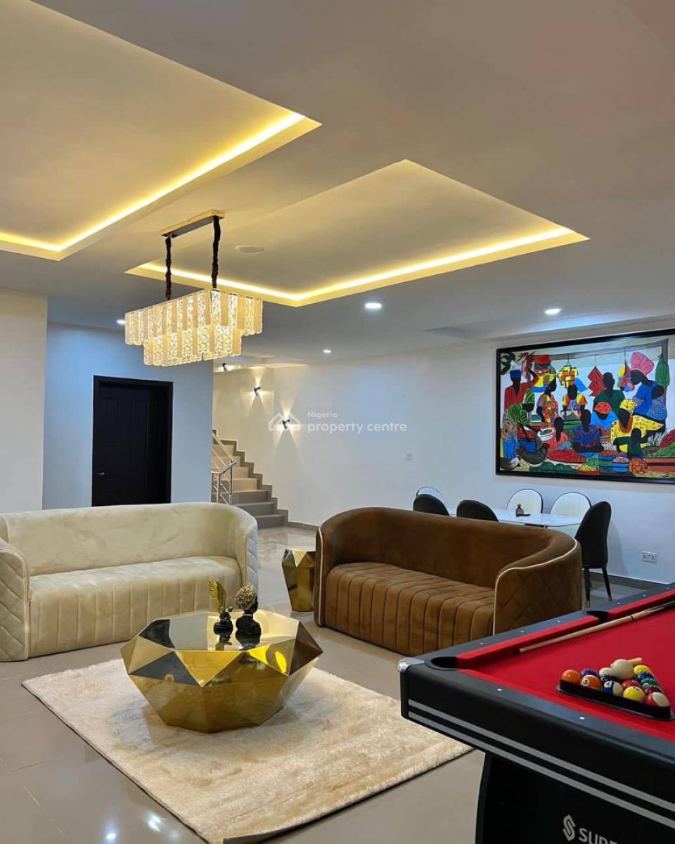 Cozy Premium Luxury 4-bedroom with Snooker, Pool, Ps5, Gym, & Jacuzzi, Ikate, Lekki, Lagos, Flat / Apartment Short Let