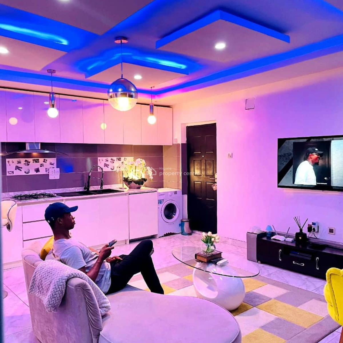 Luxury and Serviced One Bedroom Apartment, Off Abraham Adesanya Road(beach View), Ajah, Lagos, Mini Flat (room and Parlour) for Rent