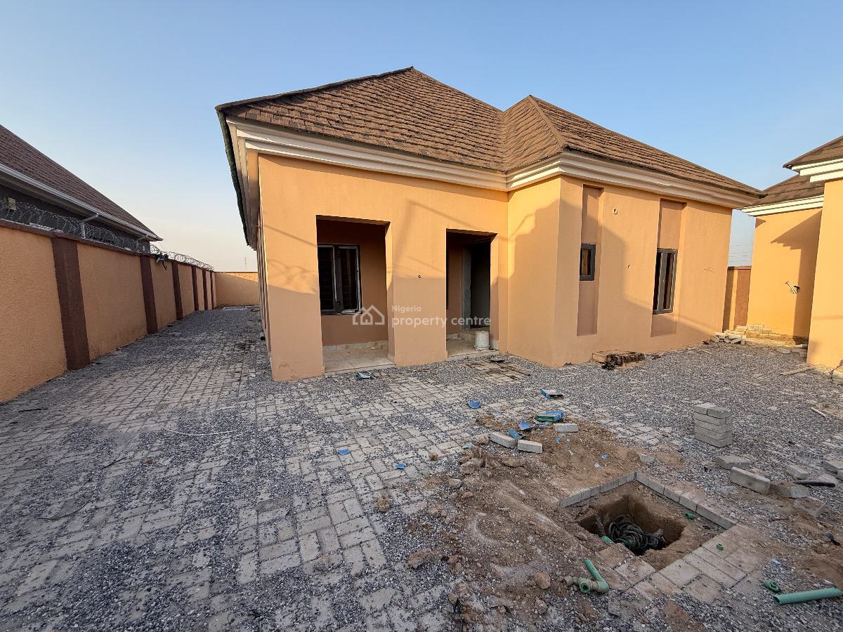 Newly Built & Tastefully Finished 3-bedroom Bungalow + Self-contained, Lugbe, Lugbe District, Abuja, Detached Bungalow for Rent
