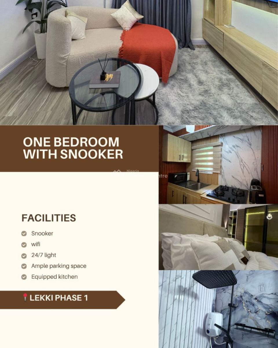 Furnished Newly Built Mini Flat Available, Durosimi Etti, Lekki, Lagos, Mini Flat (room and Parlour) Short Let