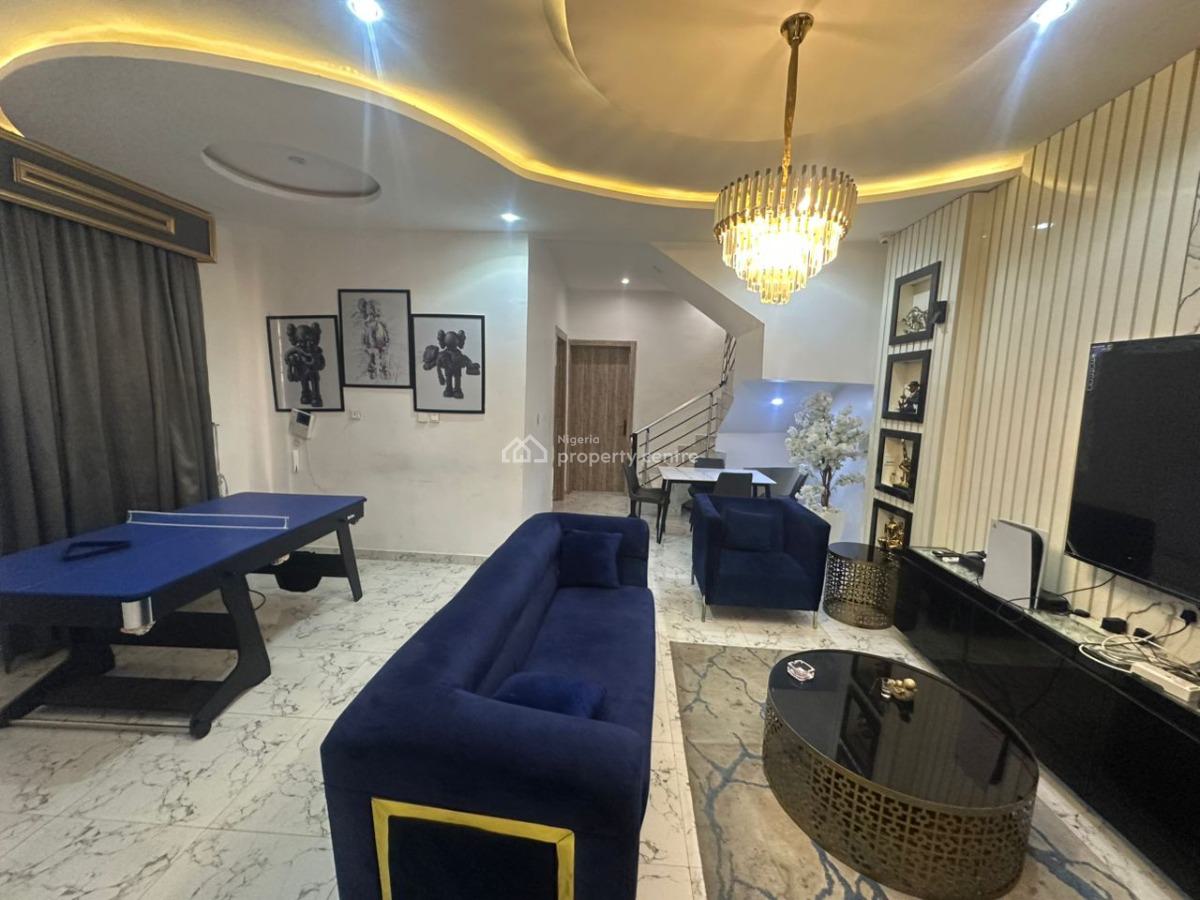 Glittering Fully Furnished 4 Bedroom Duplex, Conservation Road, Lekki, Lagos, Detached Duplex for Sale