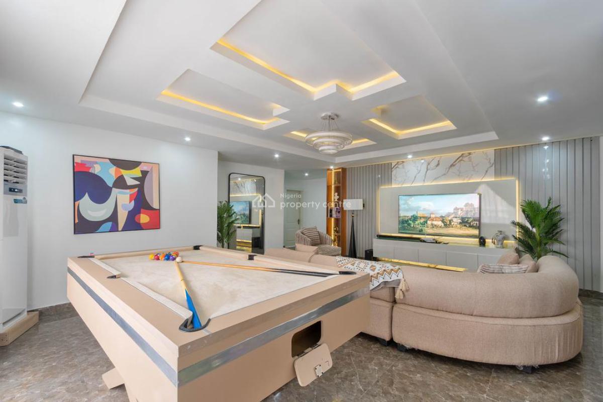 3 Bedroom + 3.5 Bath with Swimming Pool and Snooker Table with in House Gym, Oniru, Victoria Island (vi), Lagos, Semi-detached Duplex Short Let